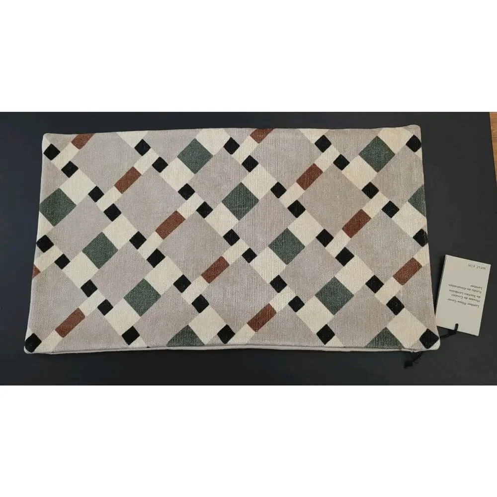 WEST ELM Lumbar Pillow Cover Jora Geo Pattern NEW 12